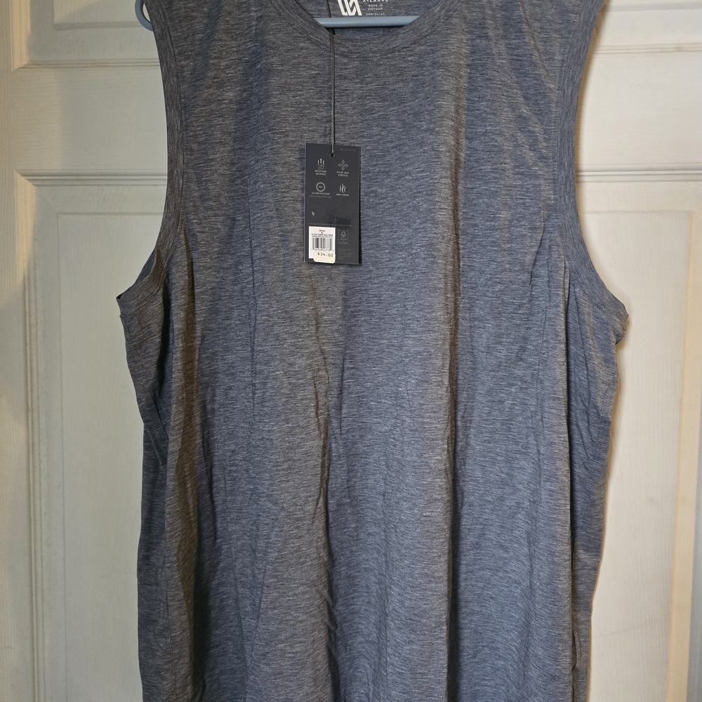 Men's Gray Sleeveless Shirt